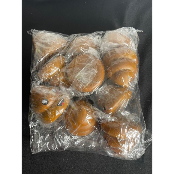 Set of 10 Funny Emoji Poop Stress Balls‎ Squishy Toy Novelty Gag Gift - Picture 2 of 3
